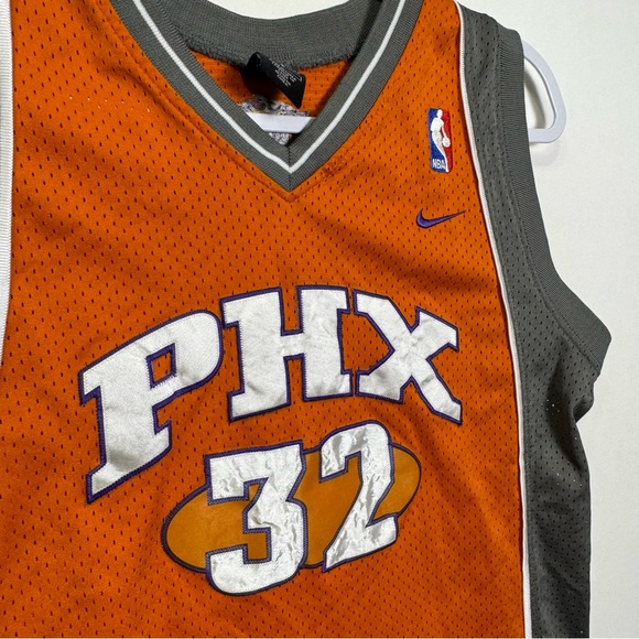 Y2K Nike NBA Basketball Phoenix Suns Amare Stoudemire #32 Boys Jersey Medium - Picture 3 of 9